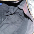BURBERRY Nova Check Hand Bag Canvas 2way Black Auth bs24315-18