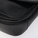 Burberrys Shoulder Bag Leather Black Auth bs24318-9