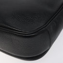 Burberrys Shoulder Bag Leather Black Auth bs24318-15