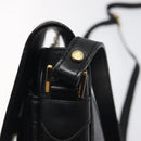 Burberrys Shoulder Bag Leather Black Auth bs24318-10