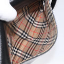 Burberrys Shoulder Bag Leather Black Auth bs24318-22