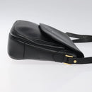 Burberrys Shoulder Bag Leather Black Auth bs24318-3