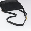 Burberrys Shoulder Bag Leather Black Auth bs24318-7