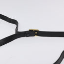 Burberrys Shoulder Bag Leather Black Auth bs24318-8