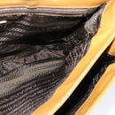 PRADA Shoulder Bag Enamel Beige Silver Auth bs24323-21