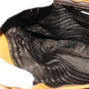 PRADA Shoulder Bag Enamel Beige Silver Auth bs24323-22