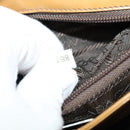 PRADA Shoulder Bag Enamel Beige Silver Auth bs24323-11