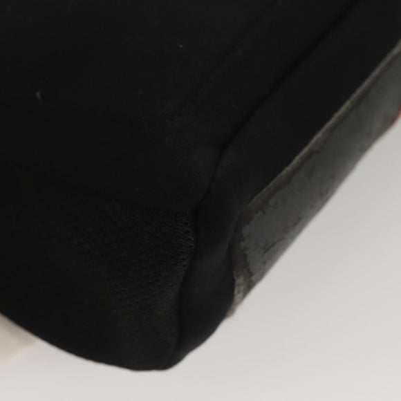 PRADA Sports Shoulder Bag Nylon Black Silver Auth bs24324