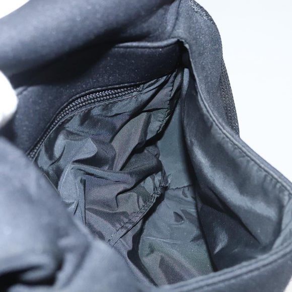 PRADA Sports Shoulder Bag Nylon Black Silver Auth bs24324