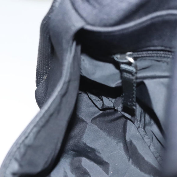 PRADA Sports Shoulder Bag Nylon Black Silver Auth bs24324