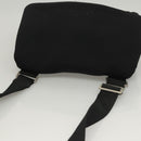 PRADA Sports Shoulder Bag Nylon Black Silver Auth bs24324-7