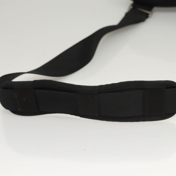 PRADA Sports Shoulder Bag Nylon Black Silver Auth bs24324