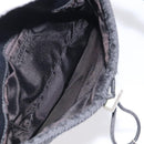 PRADA Shoulder Bag Nylon Black Silver Auth bs24328-21