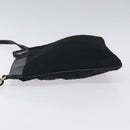 PRADA Shoulder Bag Nylon Black Silver Auth bs24328-4