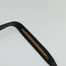 Salvatore Ferragamo Gancini Bag Canvas Leather Black Silver Auth bs24330-8