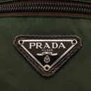 PRADA Backpack Nylon Khaki Silver Auth bs24334-19