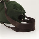 PRADA Backpack Nylon Khaki Silver Auth bs24334-7