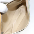 FENDI Zucchino Canvas Hand Bag Peppermint Silver Auth bs24337-11