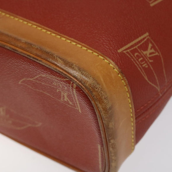 LOUIS VUITTON LOUIS VUITTON Cup Le Touquet Shoulder Bag Red M80027 Auth bs24357