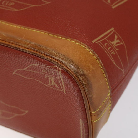 LOUIS VUITTON LOUIS VUITTON Cup Le Touquet Shoulder Bag Red M80027 Auth bs24357