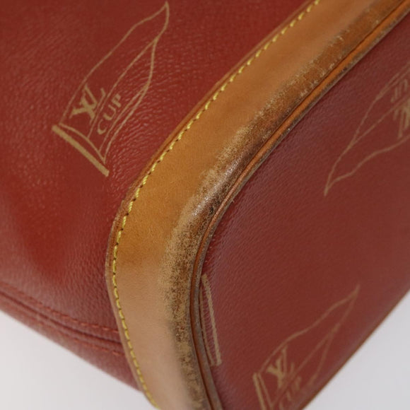LOUIS VUITTON LOUIS VUITTON Cup Le Touquet Shoulder Bag Red M80027 Auth bs24357