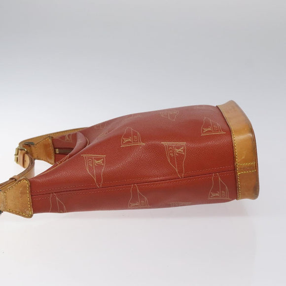 LOUIS VUITTON LOUIS VUITTON Cup Le Touquet Shoulder Bag Red M80027 Auth bs24357