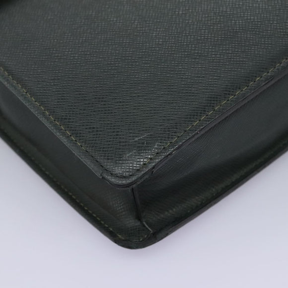 LOUIS VUITTON Taiga Serviette Kourad Business Bag Epicea M30074 LV Auth bs24358