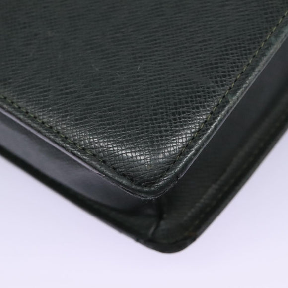 LOUIS VUITTON Taiga Serviette Kourad Business Bag Epicea M30074 LV Auth bs24358