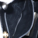 Salvatore Ferragamo Clutch Bag Enamel 2way Black CC Auth bs24365-19