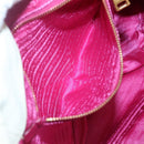 PRADA Canapa GM Hand Bag Canvas White Gold Auth bs24371-20