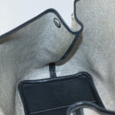 HERMES Garden party PM Hand Bag Coated Canvas Beige Auth bs24374-17