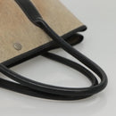 HERMES Garden party PM Hand Bag Coated Canvas Beige Auth bs24374-7