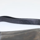 CELINE Horse Carriage Shoulder Bag Enamel Black Auth bs24388-8