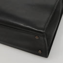 CHANEL Chain Hand Bag Leather Black CC Auth bs24390-17