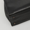 CHANEL Chain Hand Bag Leather Black CC Auth bs24390-18