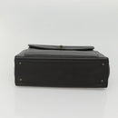 CHANEL Chain Hand Bag Leather Black CC Auth bs24390-5