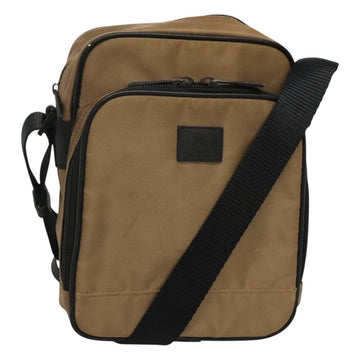 BURBERRY Black label Shoulder Bag Nylon Beige Auth bs24395