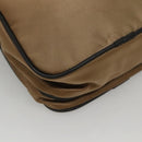 BURBERRY Black label Shoulder Bag Nylon Beige Auth bs24395-16