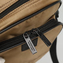 BURBERRY Black label Shoulder Bag Nylon Beige Auth bs24395-18
