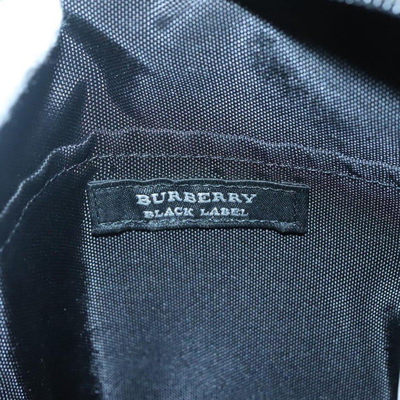 BURBERRY Black label Shoulder Bag Nylon Beige Auth bs24395
