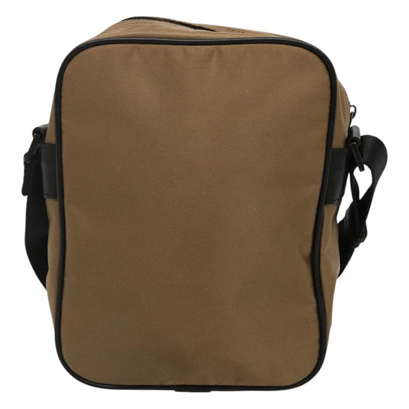 BURBERRY Black label Shoulder Bag Nylon Beige Auth bs24395