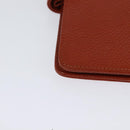 CHANEL Agenda 5241136 Day Planner Cover Caviar Skin Brown CC Auth bs24399-15