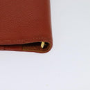 CHANEL Agenda 5241136 Day Planner Cover Caviar Skin Brown CC Auth bs24399-16