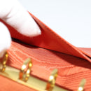 CHANEL Agenda 5241136 Day Planner Cover Caviar Skin Brown CC Auth bs24399-20