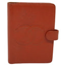 CHANEL Agenda 5241136 Day Planner Cover Caviar Skin Brown CC Auth bs24399-13