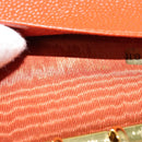 CHANEL Agenda 5241136 Day Planner Cover Caviar Skin Brown CC Auth bs24399-11