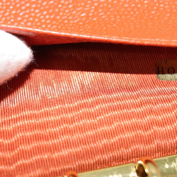 CHANEL Agenda 5241136 Day Planner Cover Caviar Skin Brown CC Auth bs24399