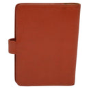 CHANEL Agenda 5241136 Day Planner Cover Caviar Skin Brown CC Auth bs24399-2