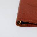 CHANEL Agenda 5241136 Day Planner Cover Caviar Skin Brown CC Auth bs24399-7