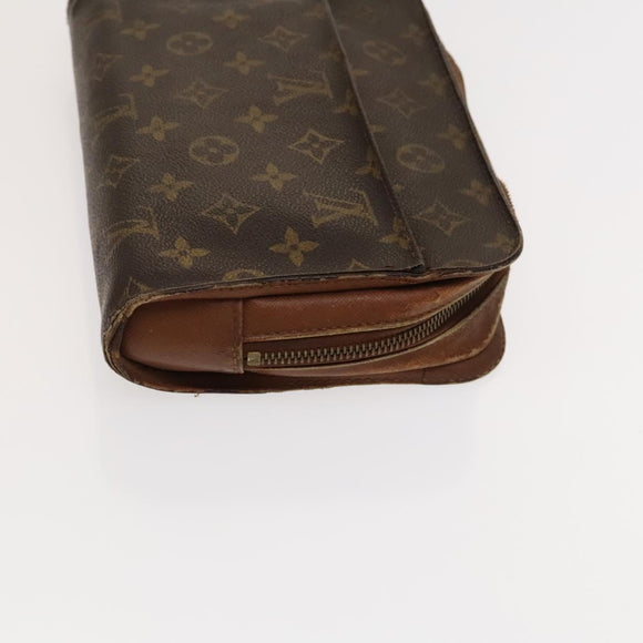 LOUIS VUITTON Monogram Clutch Bag 2 Set LV Auth bs24403